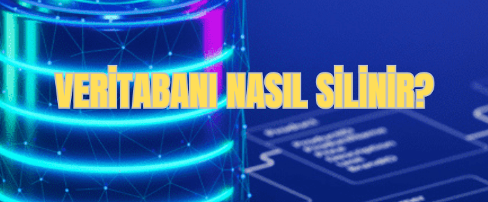veritabani nasil silinir