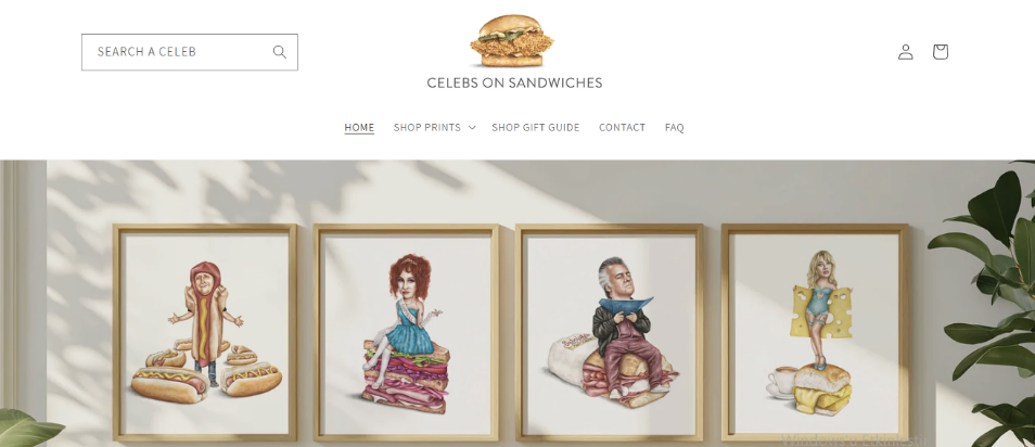 Celebs on Sandwiches