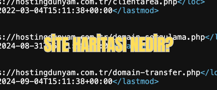 site haritası nedir