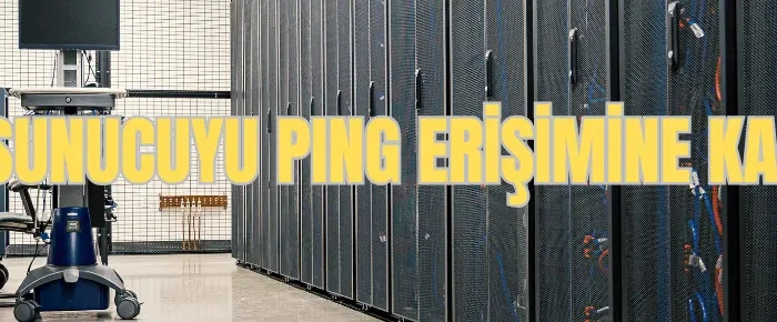 linux sunucuyu ping erişimine kapatma